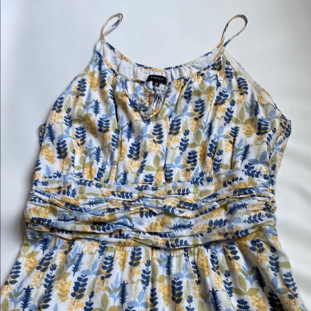 Tocca Blue and Yellow Floral Dress